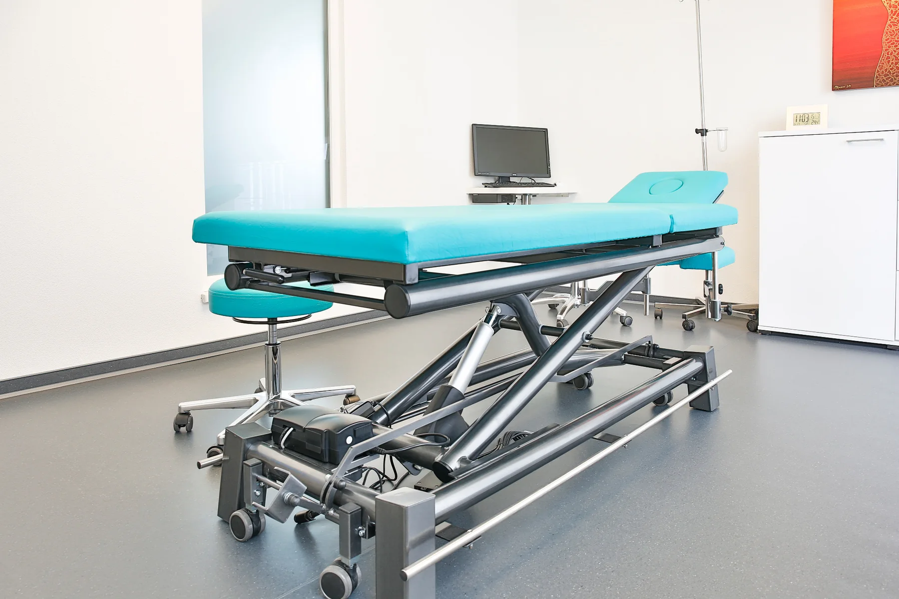 Behandlungszimmer 1 der Naturheilpraxis Lörcher